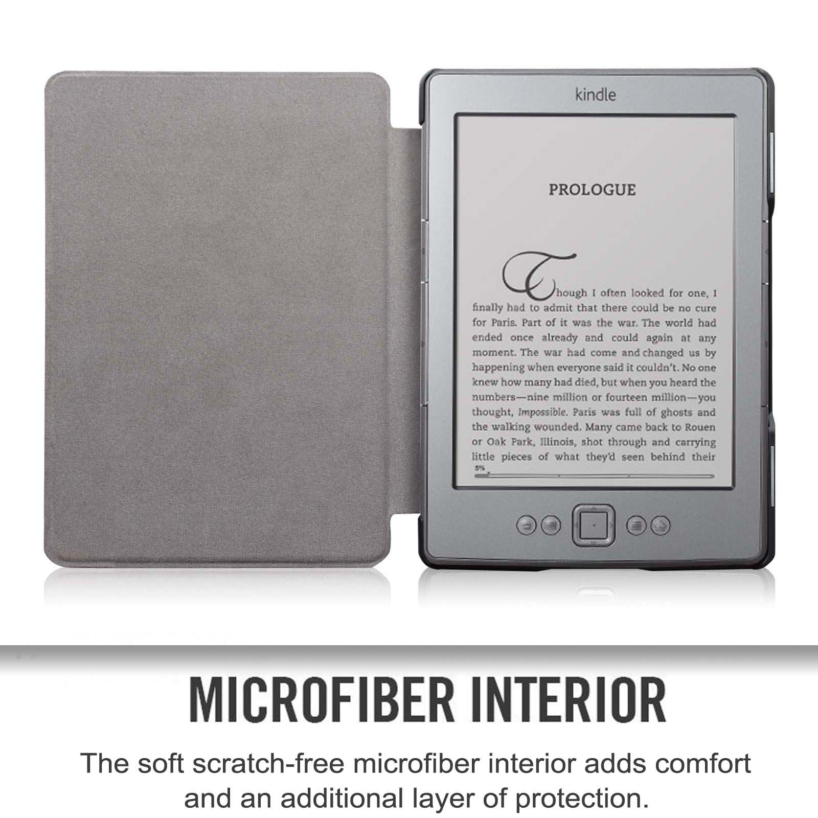 FINTIE Slimshell Case for Kindle 5 & Kindle 4 - Slim Lightweight